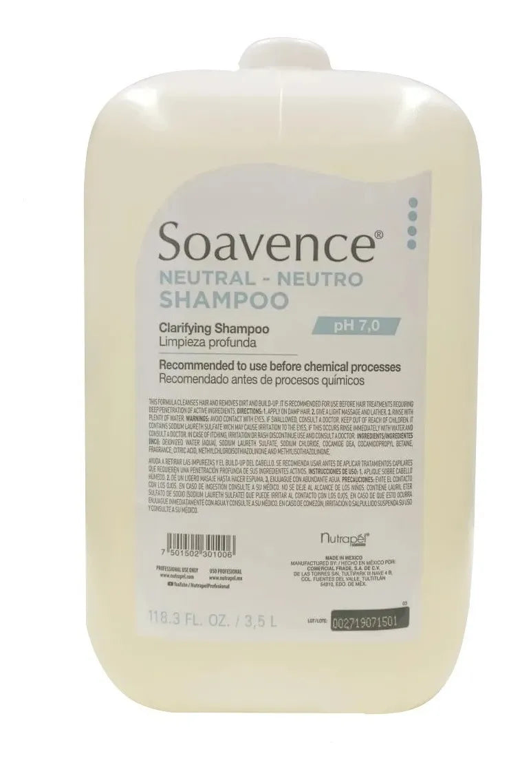 Soavence Shampoo ph  7.0 3.5 L